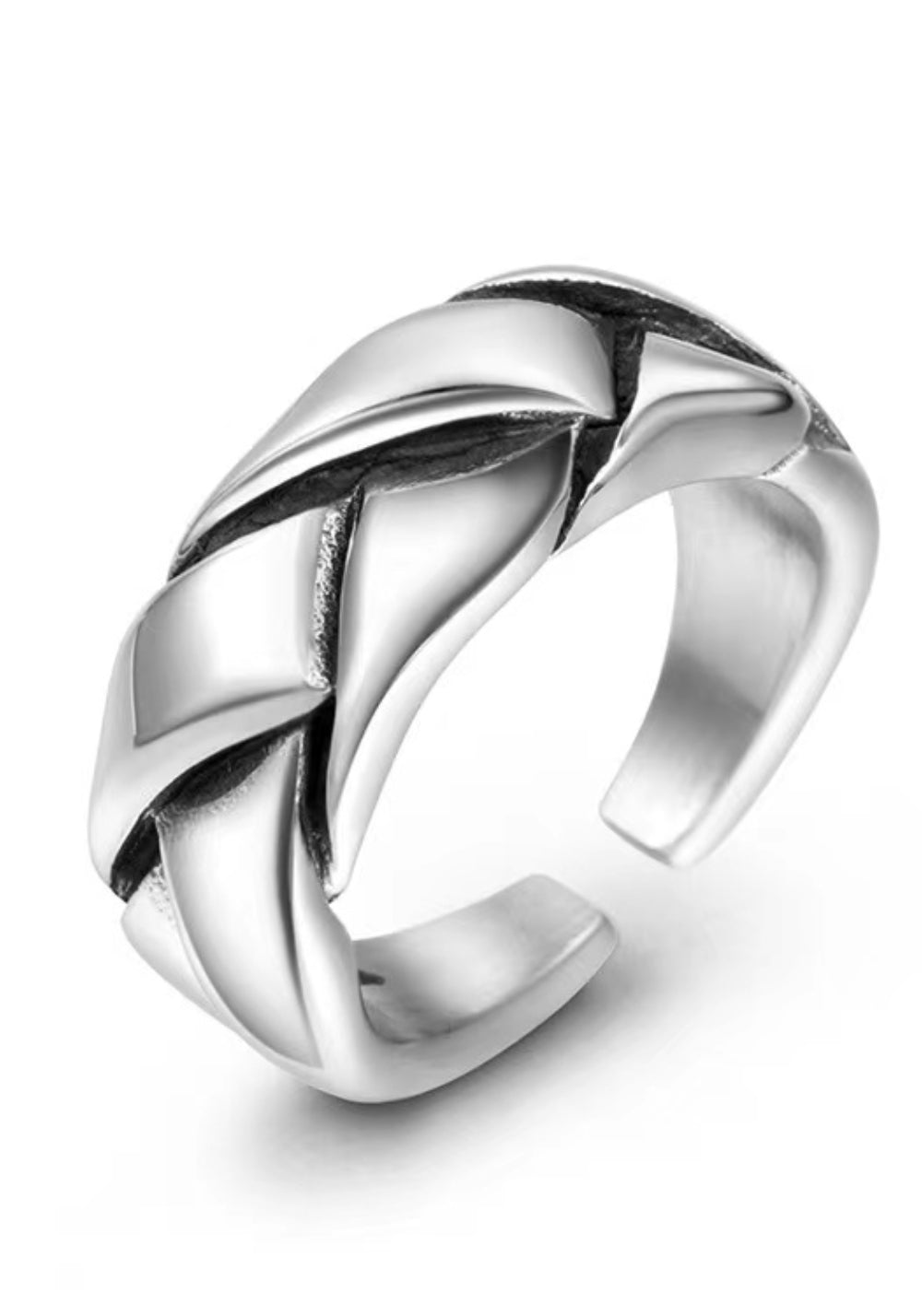 Losing Bargain丨Woven-Inspired Open Ring - PSYLOS 1, Losing Bargain丨Woven-Inspired Open Ring, Accessories, Losing Bargain, PSYLOS 1